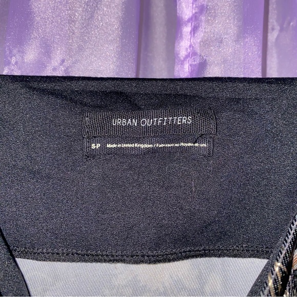 Urban Outfitters Black and Gold Tank Top Spaghetti Strap Mini Dress - Picture 3 of 3